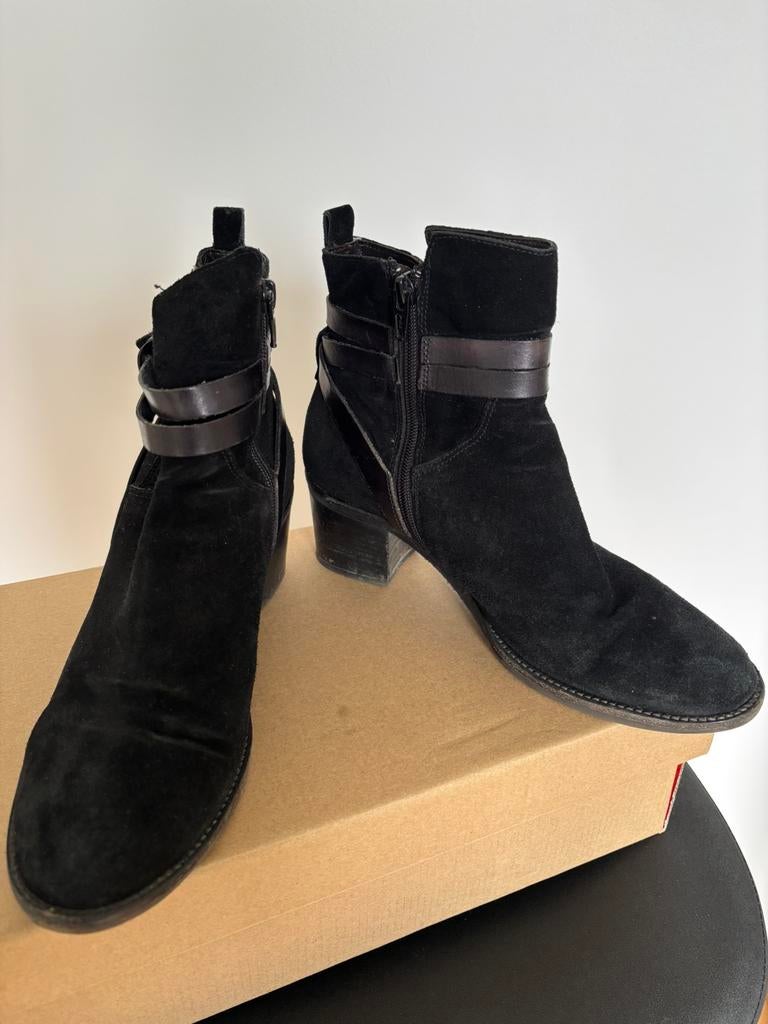 BOTILLONS  NOIRS FEMME 37, Enlèvement ou Envoi, Comme neuf, Noir
