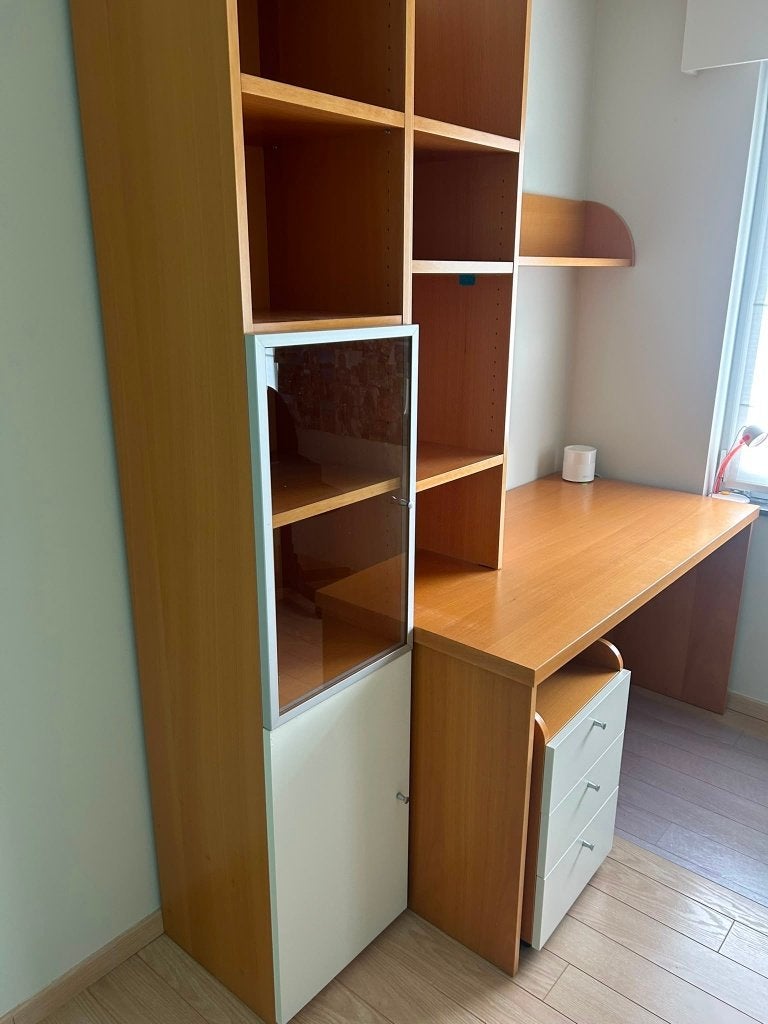 Bureau met 2 identieke kasten, rolblok, boekenplank, Maison & Meubles, Maison & Meubles | Autre, Enlèvement, Comme neuf