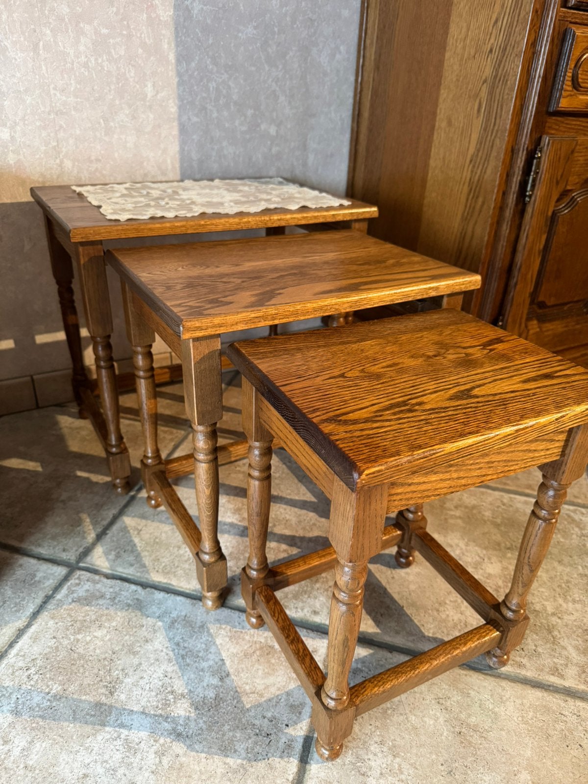 Antieke uitschuifbare tafel set, Antiek en Kunst, Ophalen