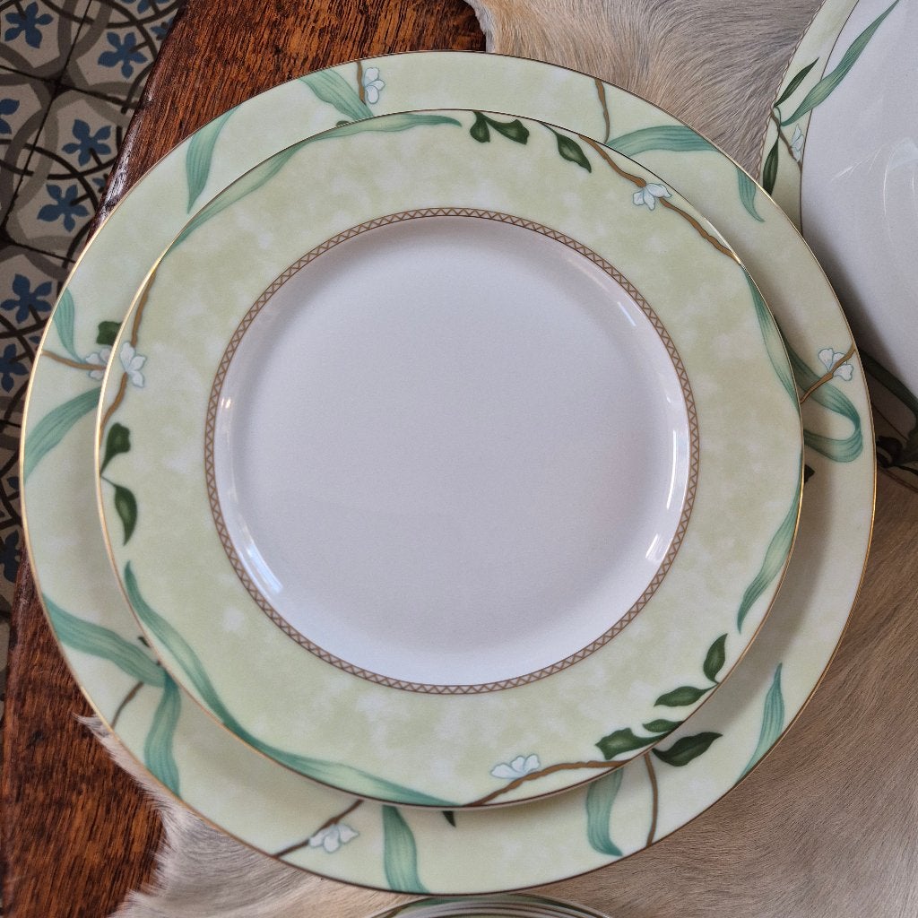 Limoges 6 pers. Chique servies groentinten Jardin du Poete, Ophalen, Nieuw, Bord(en)