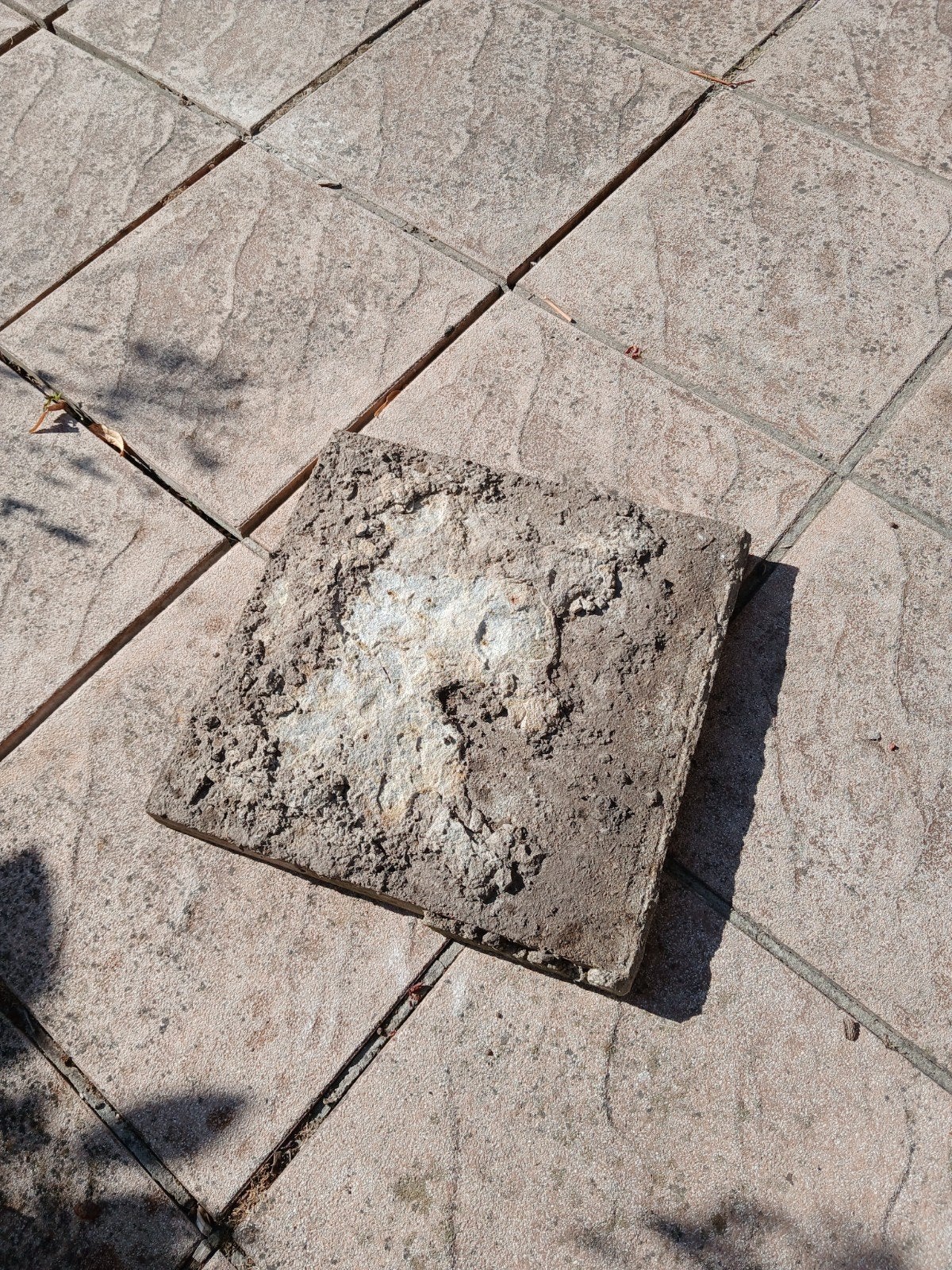 terrastegels 40x40cm gratis, Tuin en Terras, Tegels en Klinkers, Ophalen, Gebruikt, 10 m² of meer, Beton