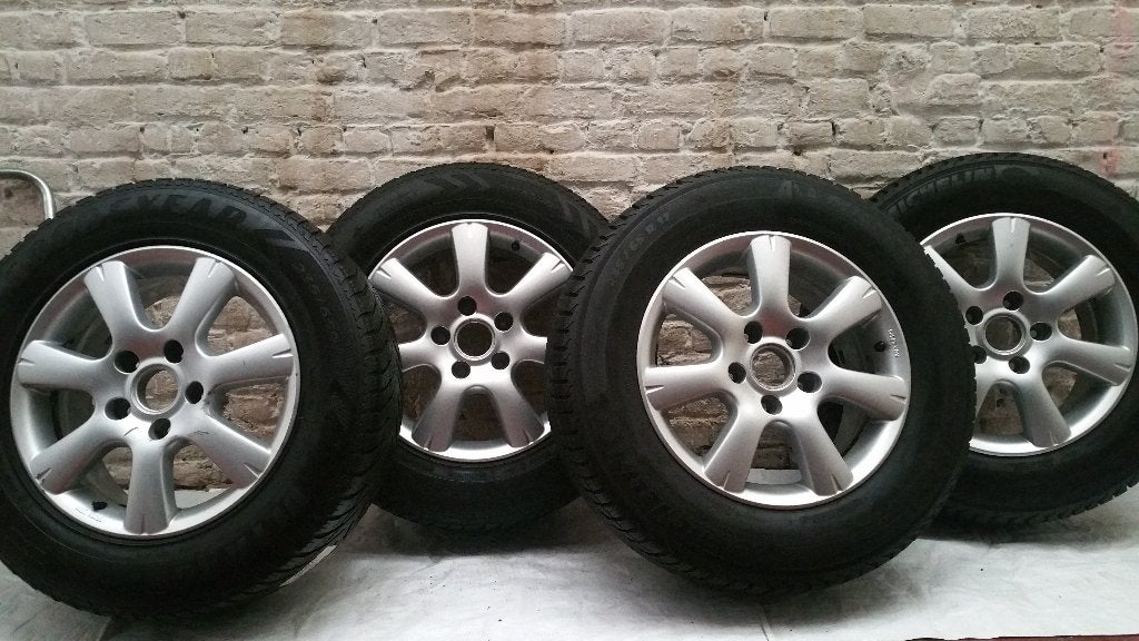 Originele 17 Touareg velgen - winterbanden, Auto-onderdelen, Ophalen, 17 inch, Winterbanden, 235 mm