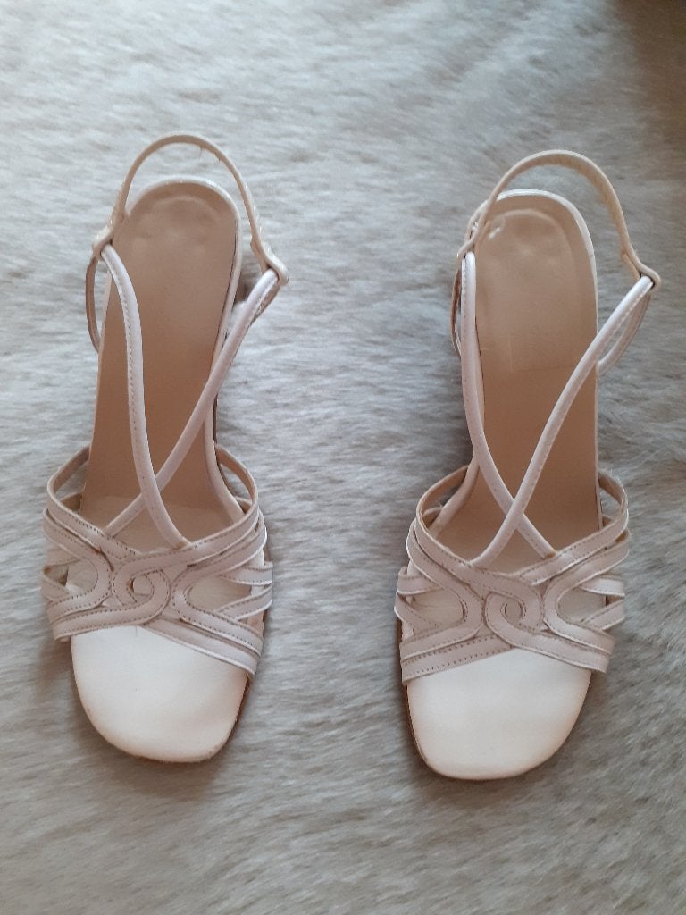 Chaussures blanches - pointure 37, Enlèvement