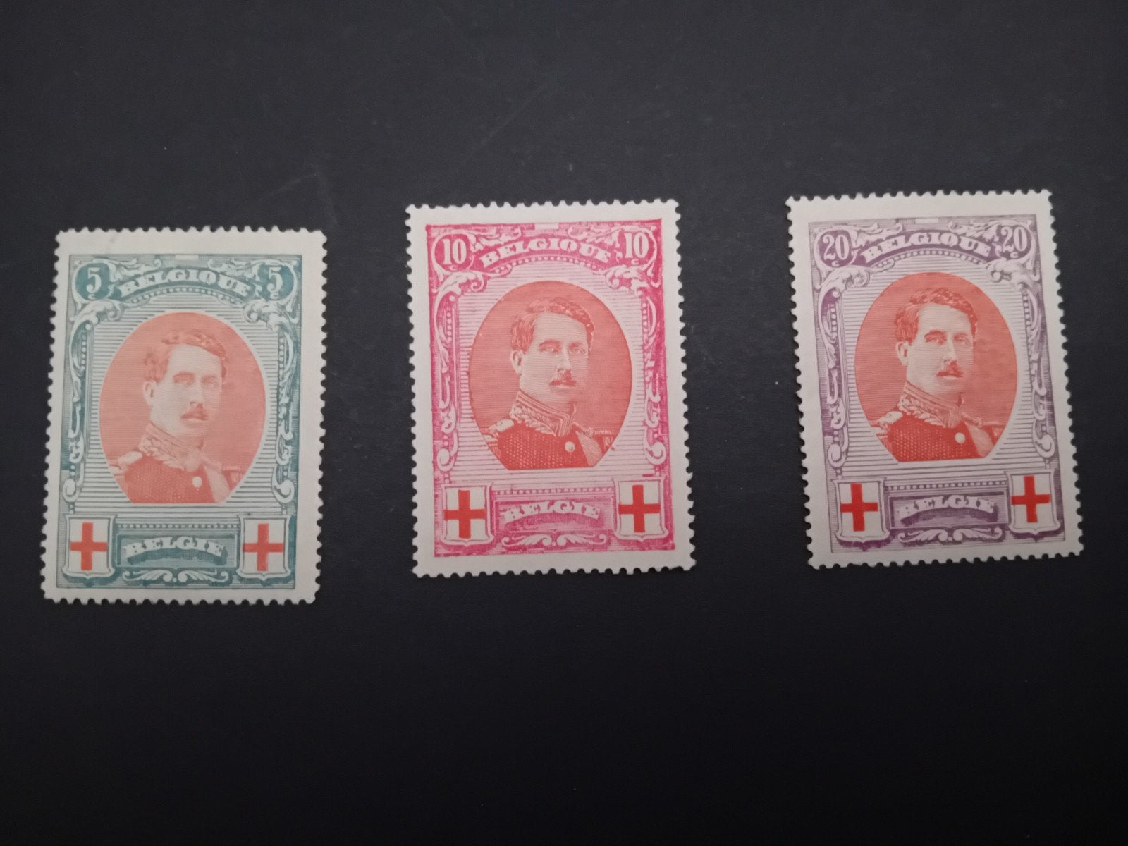 België postzegels nr 132/134* lot 8P, Postzegels en Munten, Postzegels | Europa | België, Verzenden, Postfris