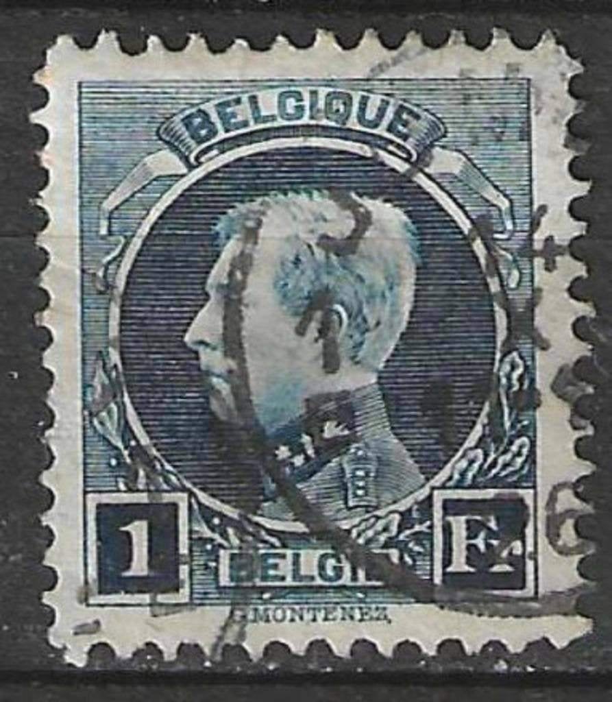 Belgique 1921/1927 - Yvert/OBP 215 - Roi Albert Ier (ST), Envoi, Affranchi, Oblitéré, Maison royale