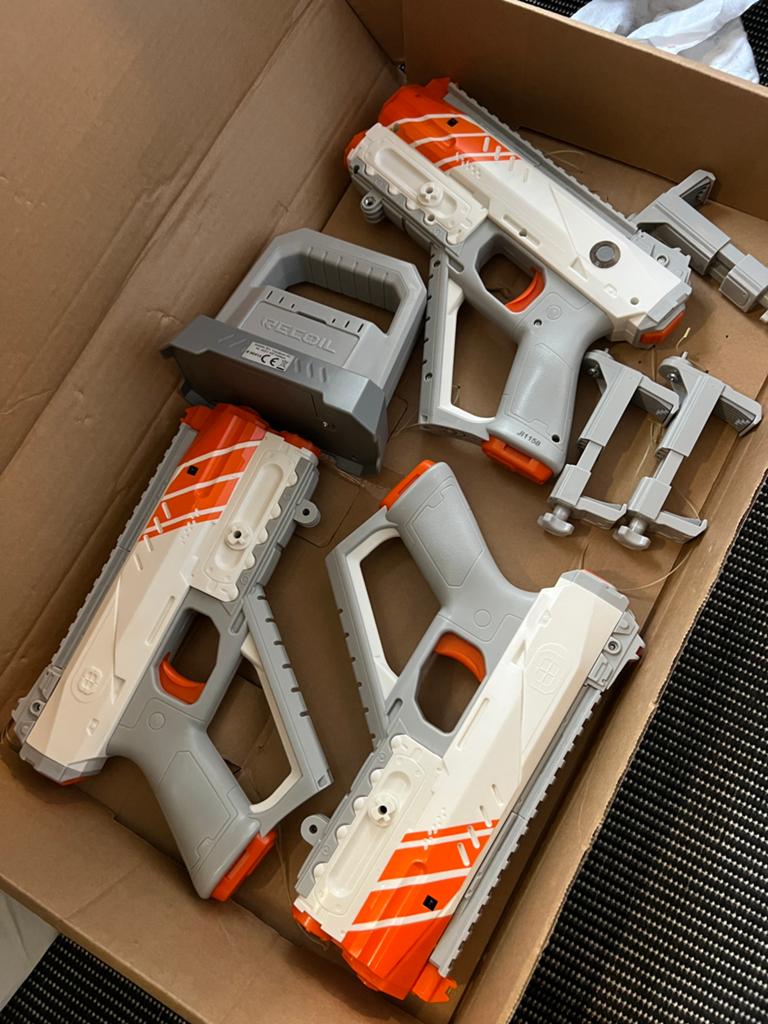 Recoil Lasergame spel voor gsm met gps 2 Players, Kinderen en Baby's, Speelgoed | Overig, Zo goed als nieuw, Ophalen