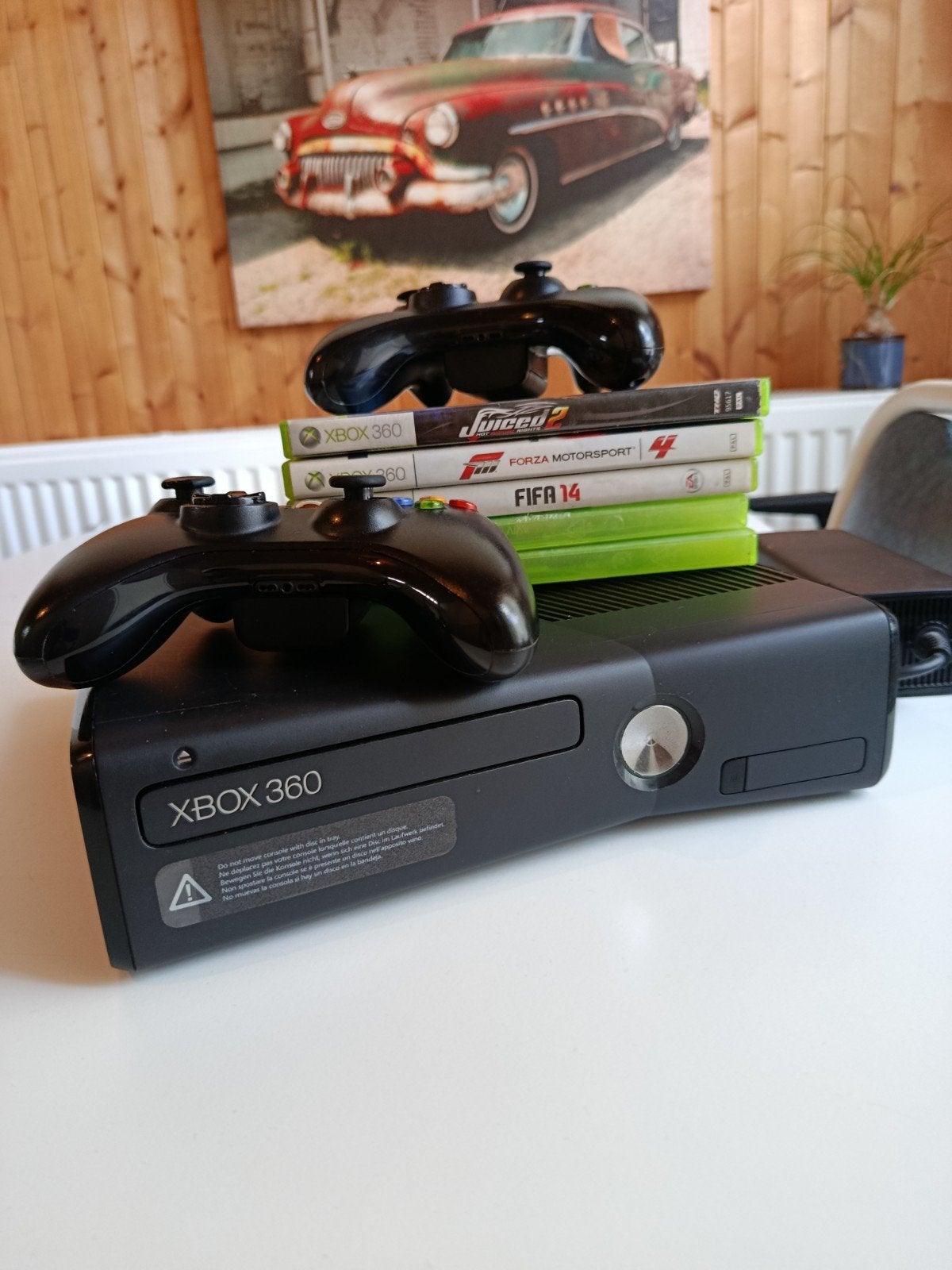 Xbox 360 s + 2 controllers + games/ compleet, Consoles de jeu & Jeux vidéo, Consoles de jeu | Xbox 360, Enlèvement ou Envoi, 360 S