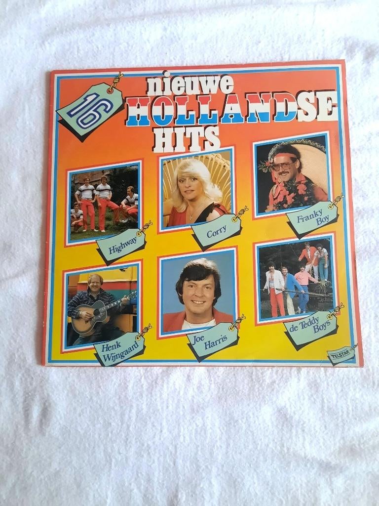 16 Nieuwe Hollandse Hits, Inclusief binnenhoes, Ophalen, Zo goed als nieuw, 12 inch
