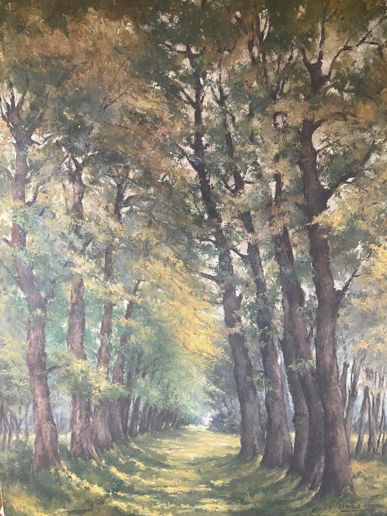 Olieverfschilderij op linnen doek "DREEF (2)", Ophalen