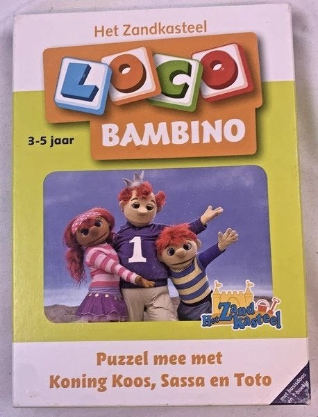 Loco Bambino Het Zandkasteel basisdoos met boekje compleet, Kinderen en Baby's, Verzenden, Zo goed als nieuw, Taal en Lezen