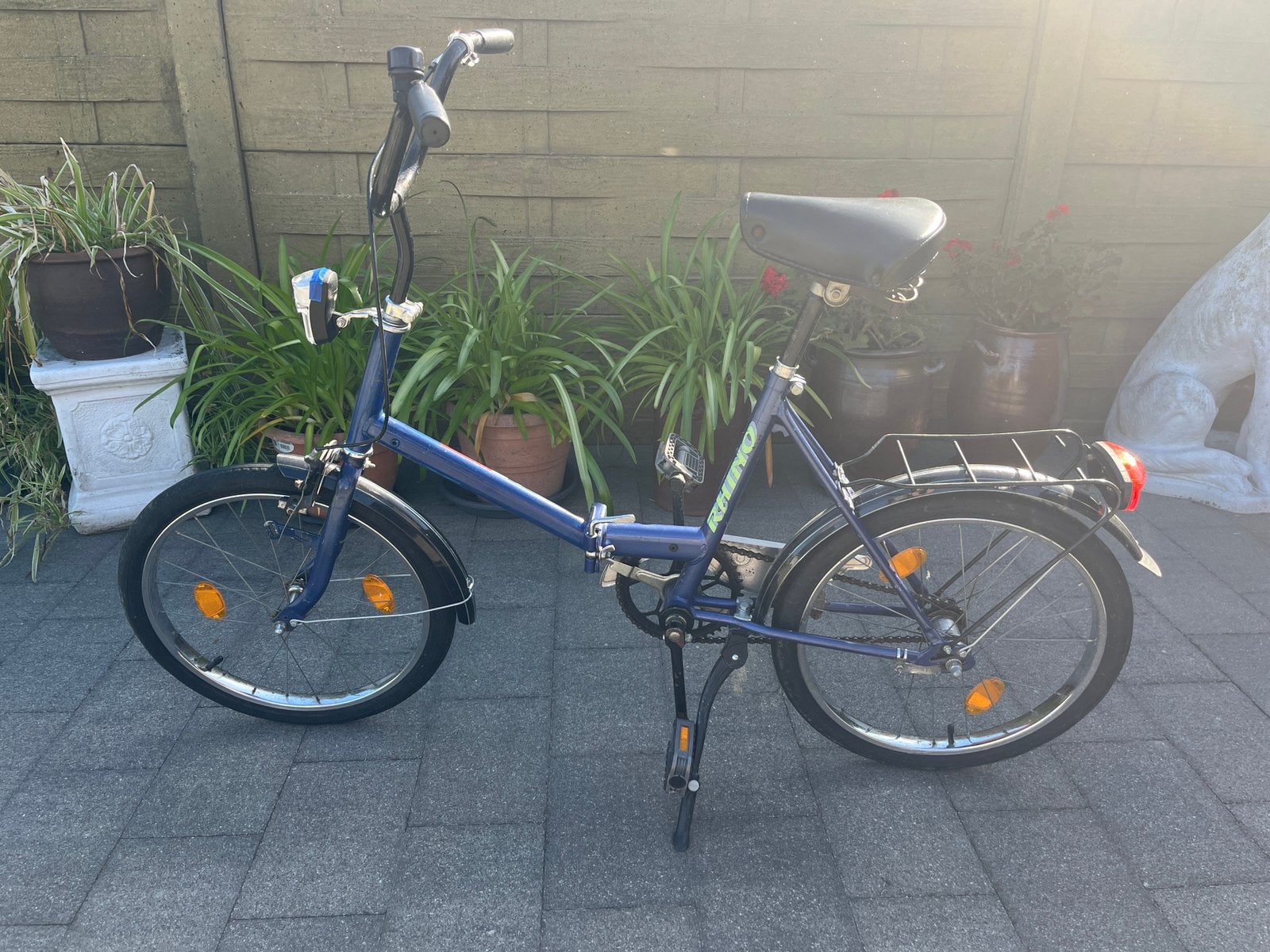Plooifiets in goede staat., Vélos & Vélomoteurs, Vélos | Vélos pliables, Enlèvement, Utilisé, Partiellement pliable