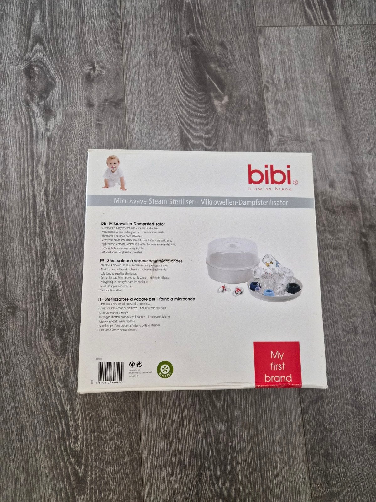 bibi sterilisator, Enlèvement
