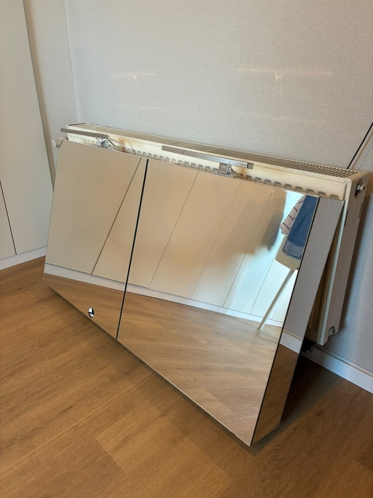 Spiegelkast badkamer, Huis en Inrichting, Ophalen, Spiegelkast, 100 tot 150 cm, Nieuw