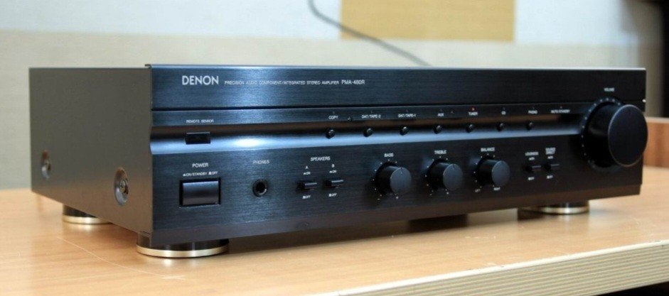 Denon pma480r versterker met platenspeler aansluiting  ., TV, Hi-fi & Vidéo, Amplificateurs & Ampli-syntoniseurs, Moins de 60 watts