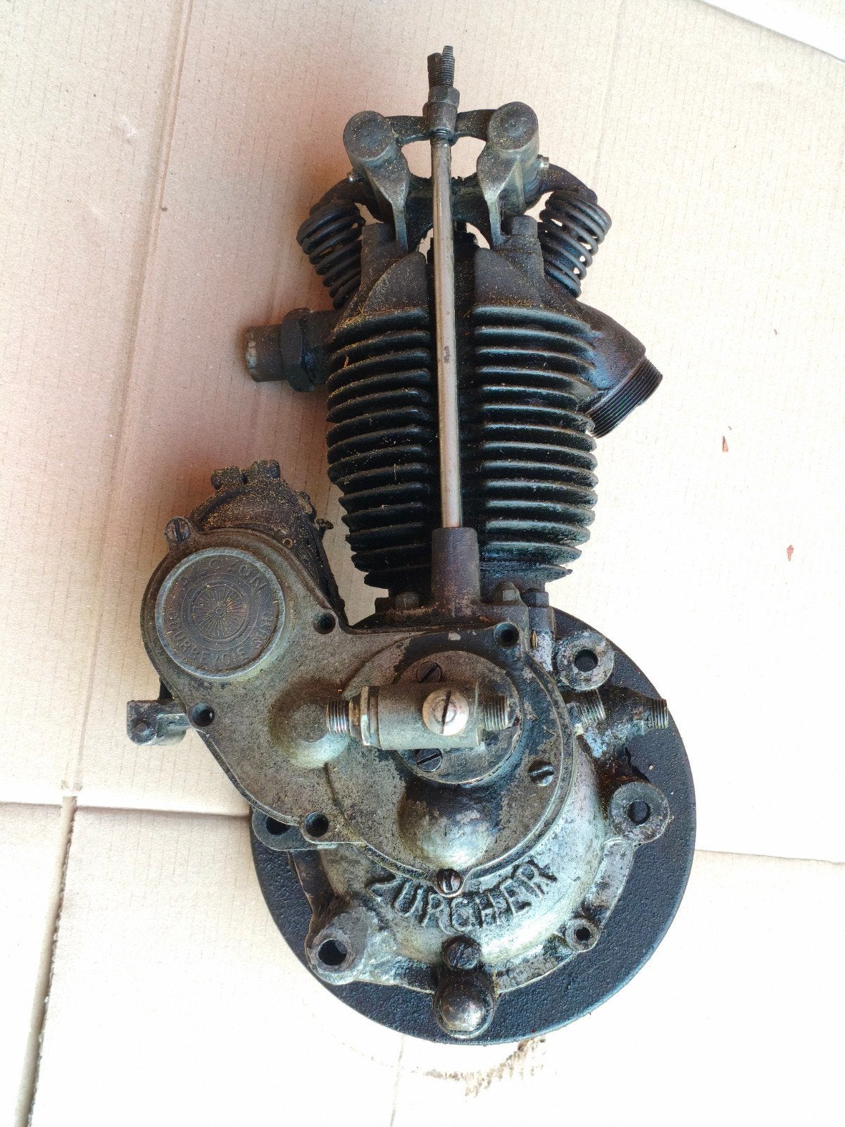 Zürcher 175 cc motorblok uit de jaren ’20, Ophalen of Verzenden