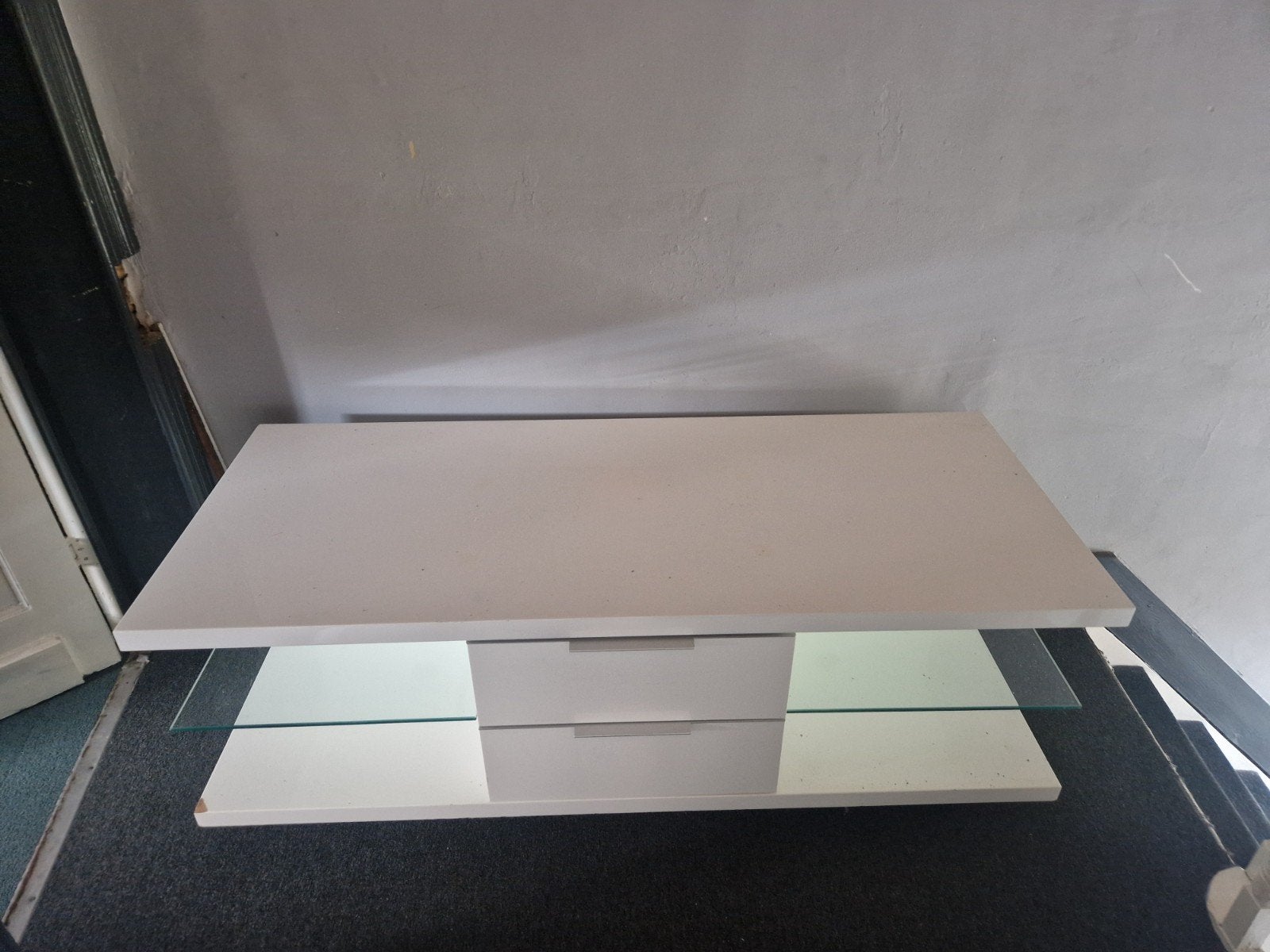 TV kast wit, Moins de 100 cm, 150 à 200 cm, Enlèvement, Utilisé