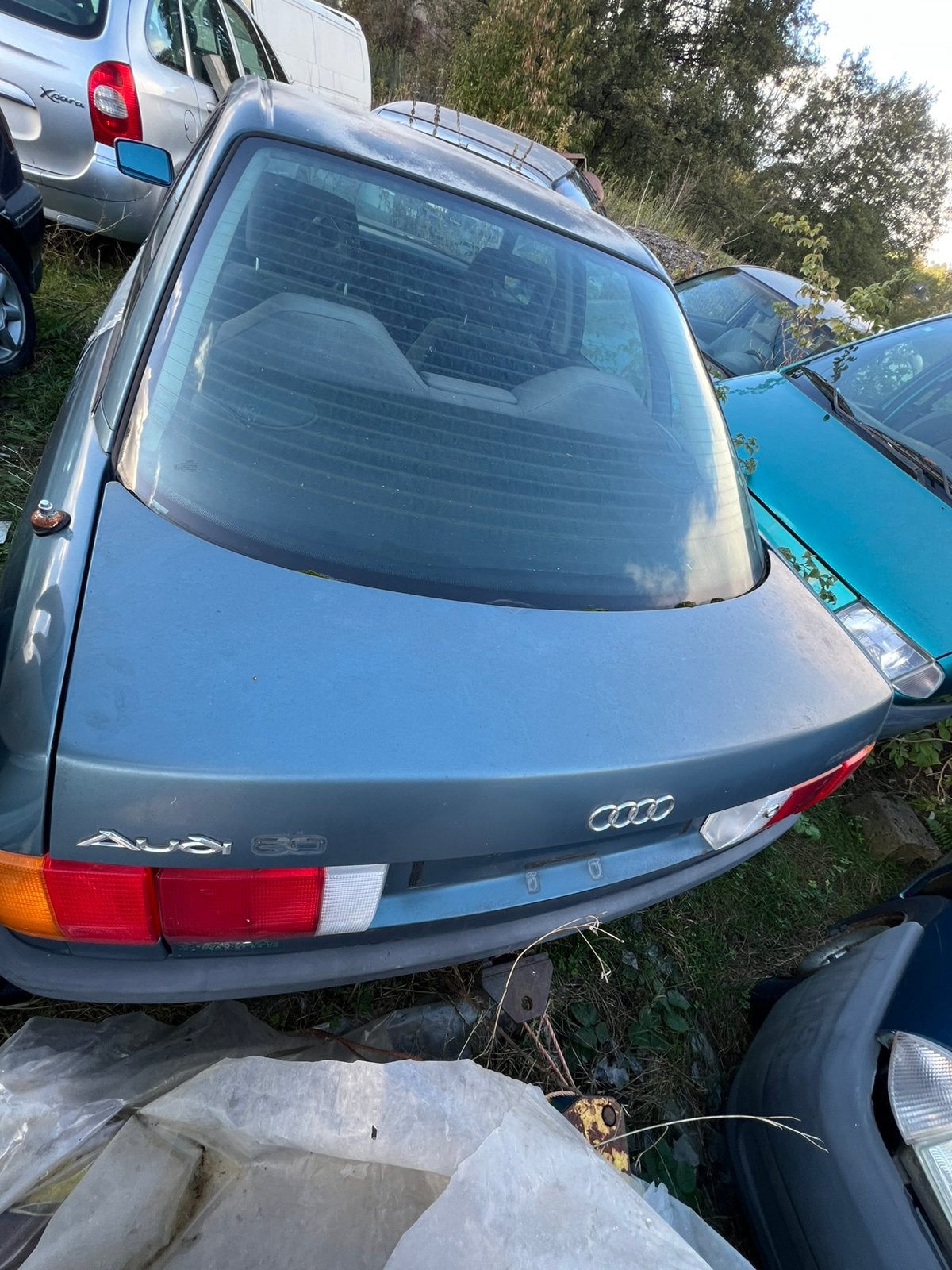 Audi 80 (génération B3) de couleur bleue. (Pieces), Ophalen, Audi