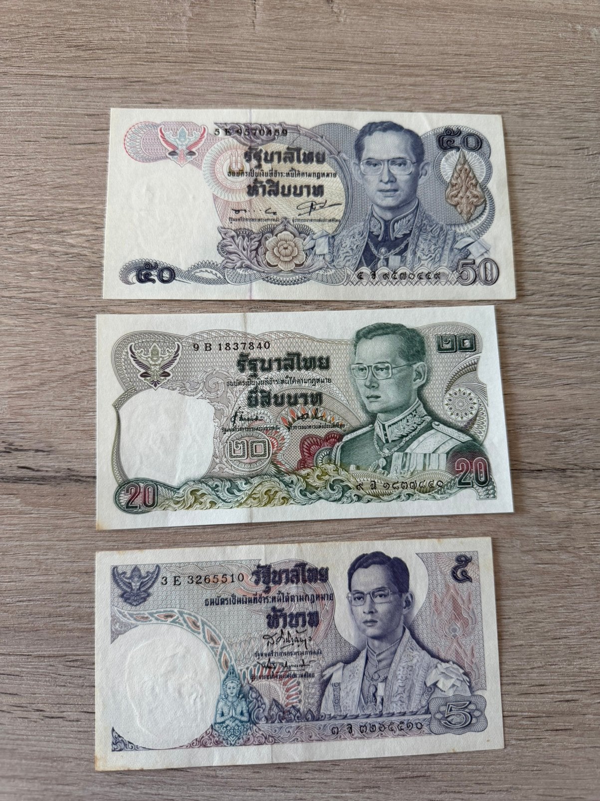 Série de vieux billets thaïlandais, Timbres & Monnaies, Billets de banque | Europe | Billets non-euro, Enlèvement ou Envoi