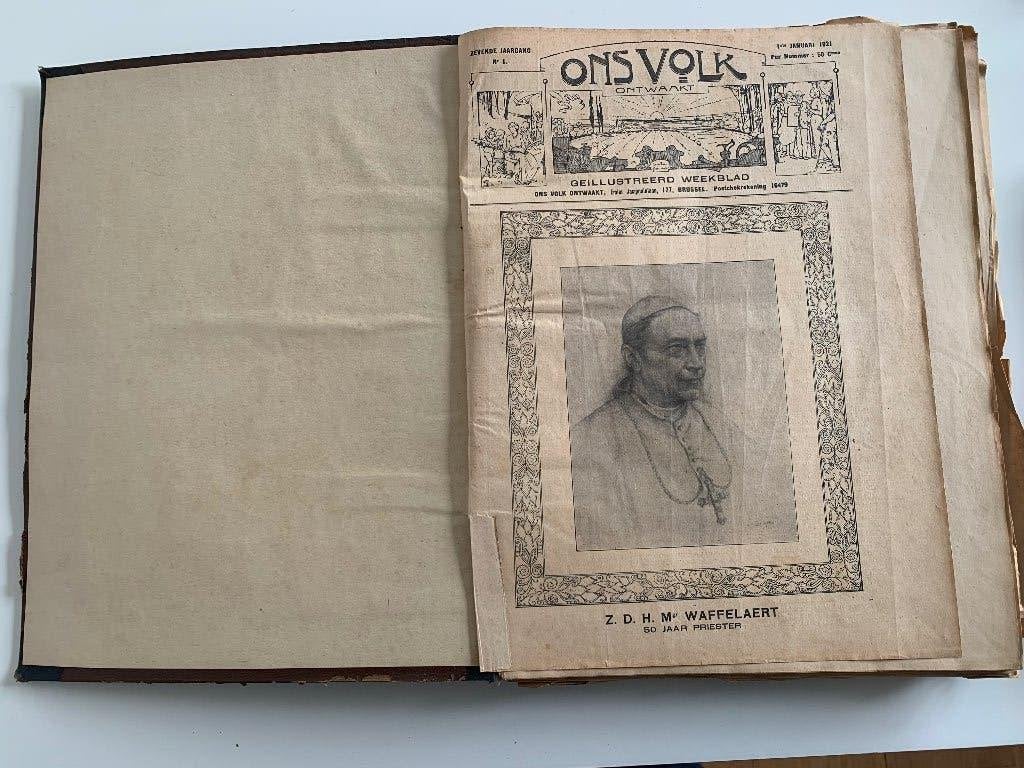 Jaargang 1921 van Ons Volk, Ophalen of Verzenden, 1920 tot 1940, Krant