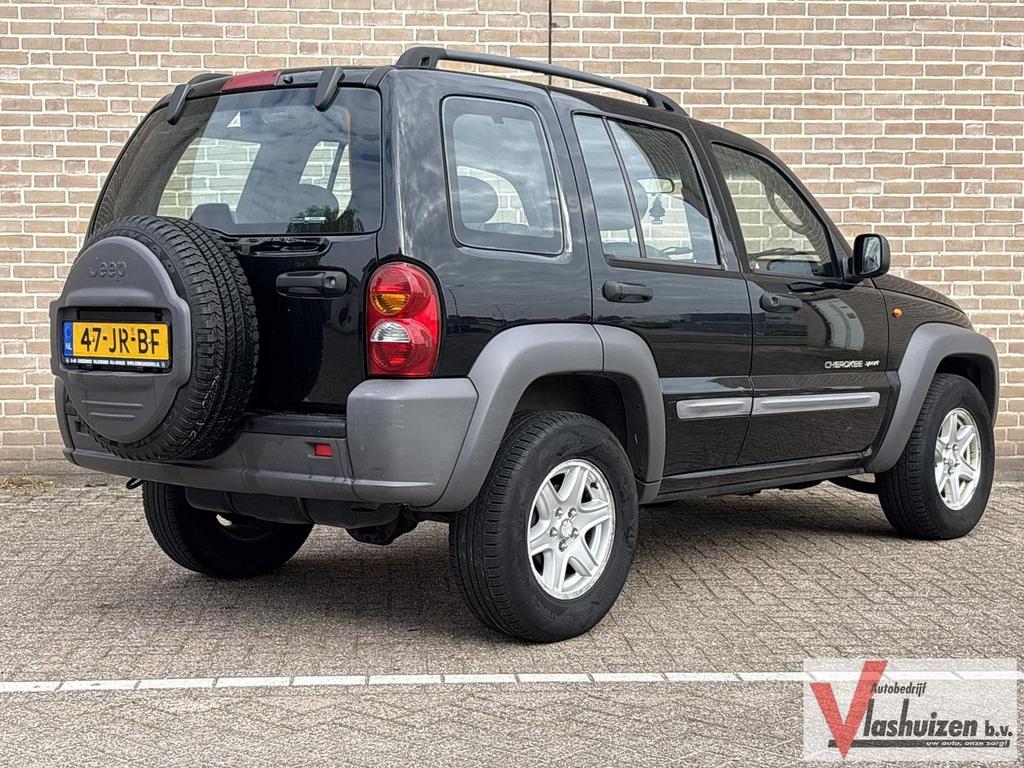 Jeep Cherokee 3.7i V6 Sport Plus | Automaat | Airco |, Auto's, Jeep, Automaat, Zwart, Bedrijf, 347 g/km