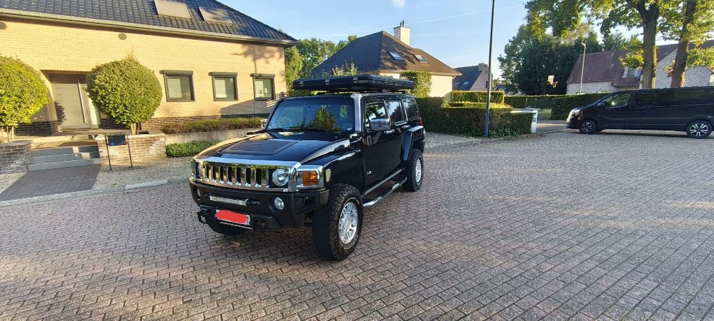 hummer h3, Automaat, 3500 cc, Zwart, Leder