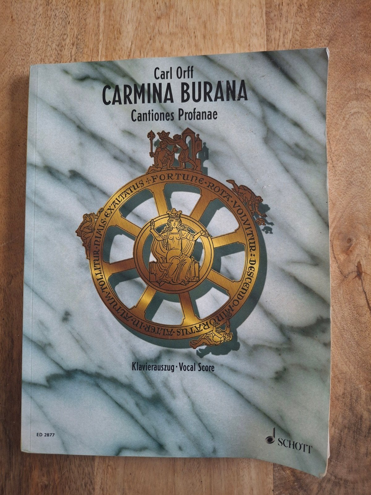 Partiturenboek Carmina Burana, Ophalen of Verzenden