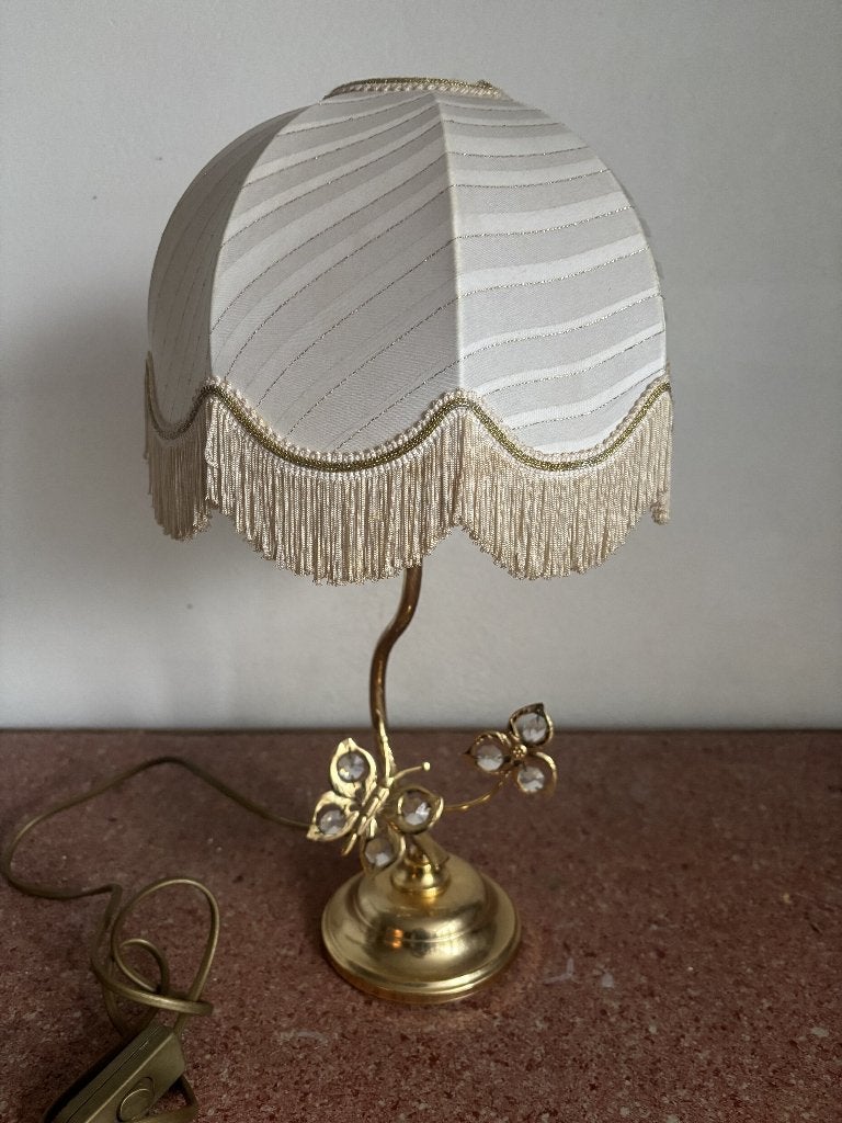 Lampe papillons, Maison & Meubles, Lampes | Lampes de table, Doré, Enlèvement, Utilisé