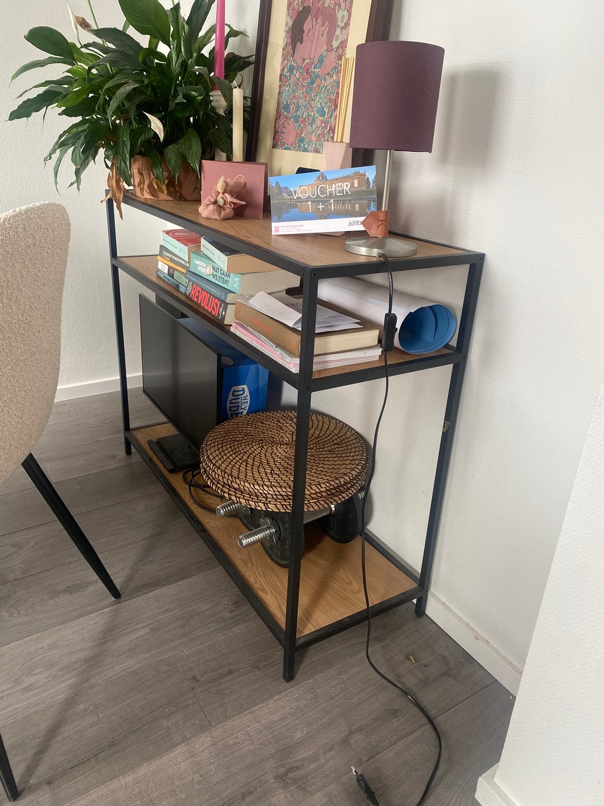 Bijzettafel, Huis en Inrichting, Tafels | Sidetables, Ophalen, Zo goed als nieuw