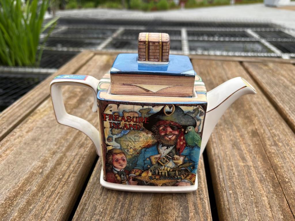 Sadler theepot Treasure Island, Ophalen, Zo goed als nieuw, Porselein, Overige typen