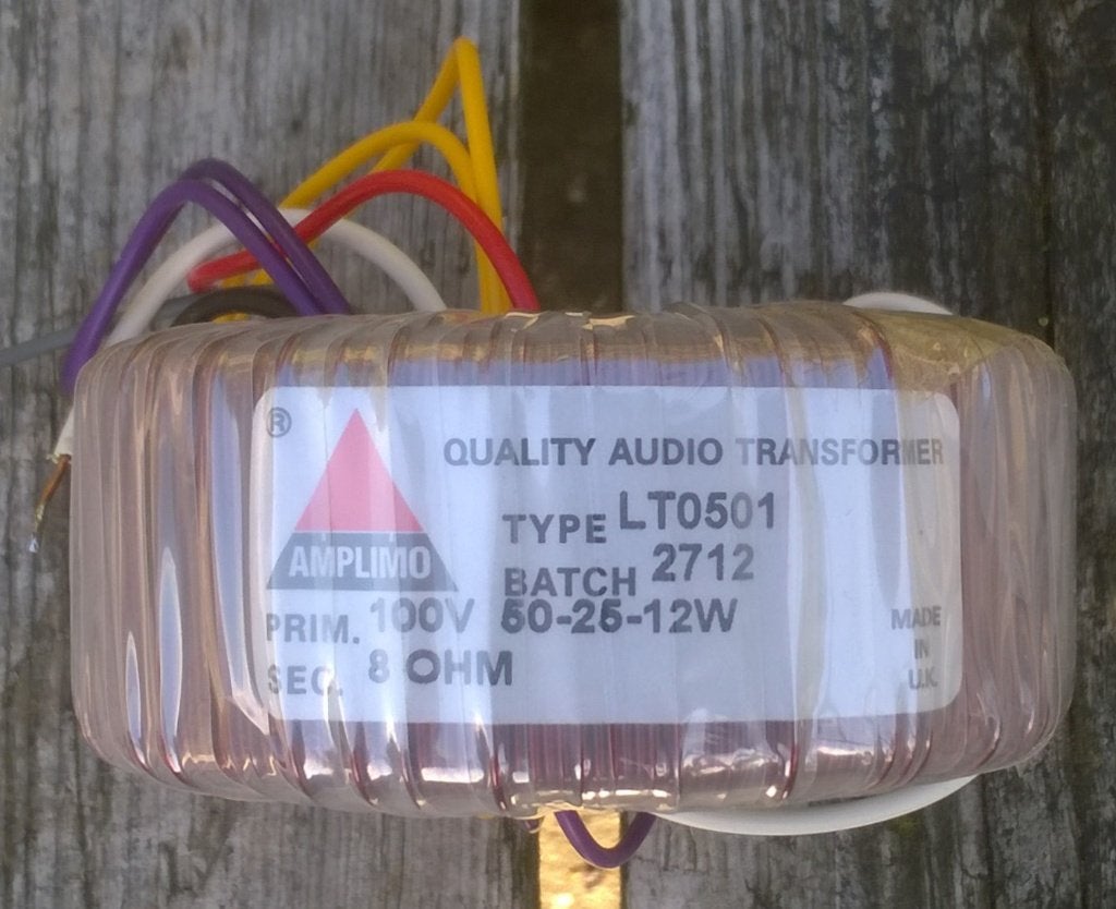 transformator 100 Volt 50 Watt, Amplimo LT0501, Ophalen of Verzenden, Zo goed als nieuw