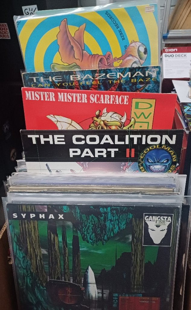 Hardcore / gabber vinyl collectie (90's - early 00's), Ophalen, Gebruikt, 1990 - 1999, Overige genres