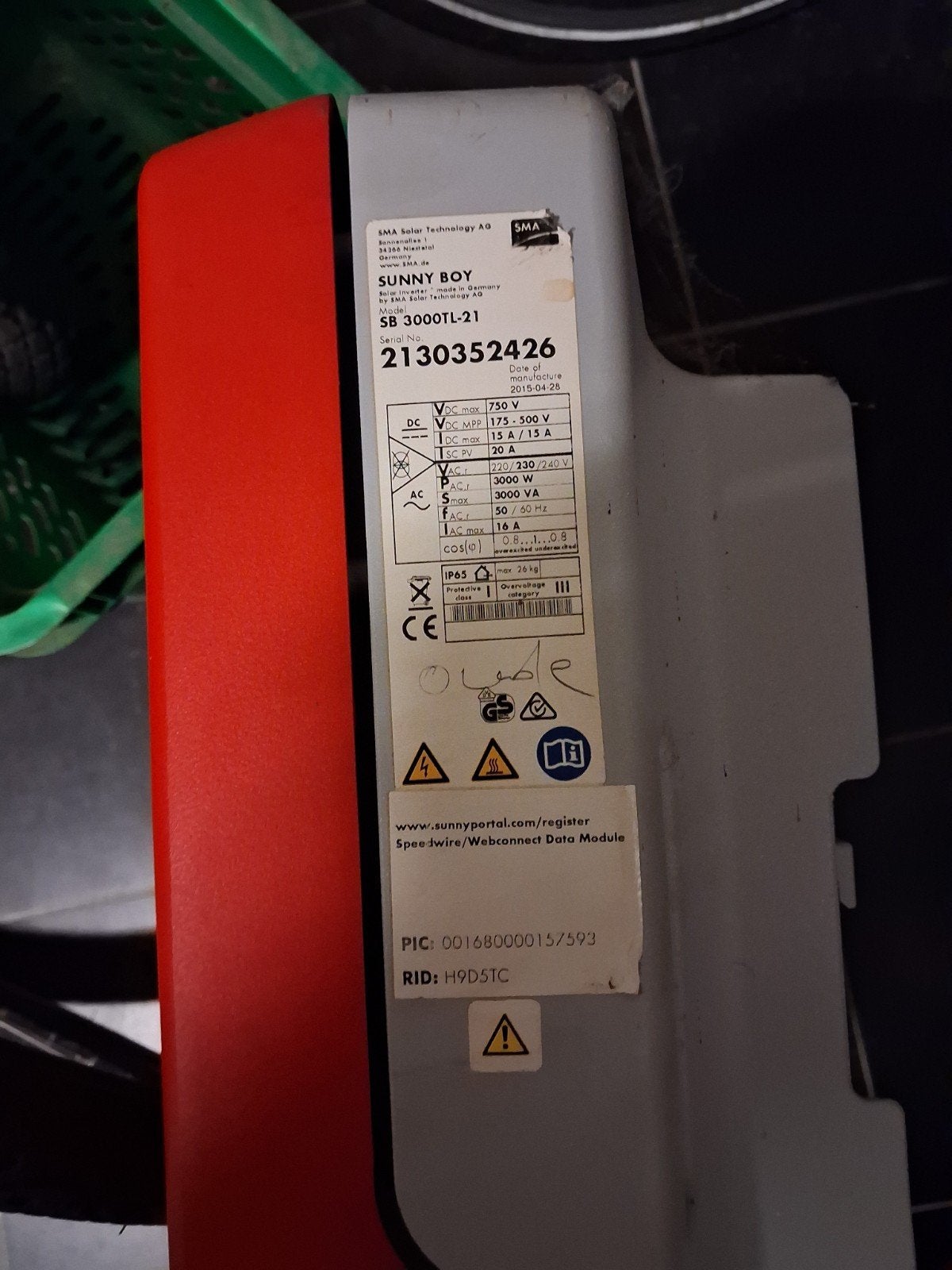 Omvormer, Electroménager, Pièces & Accessoires, Enlèvement, Utilisé