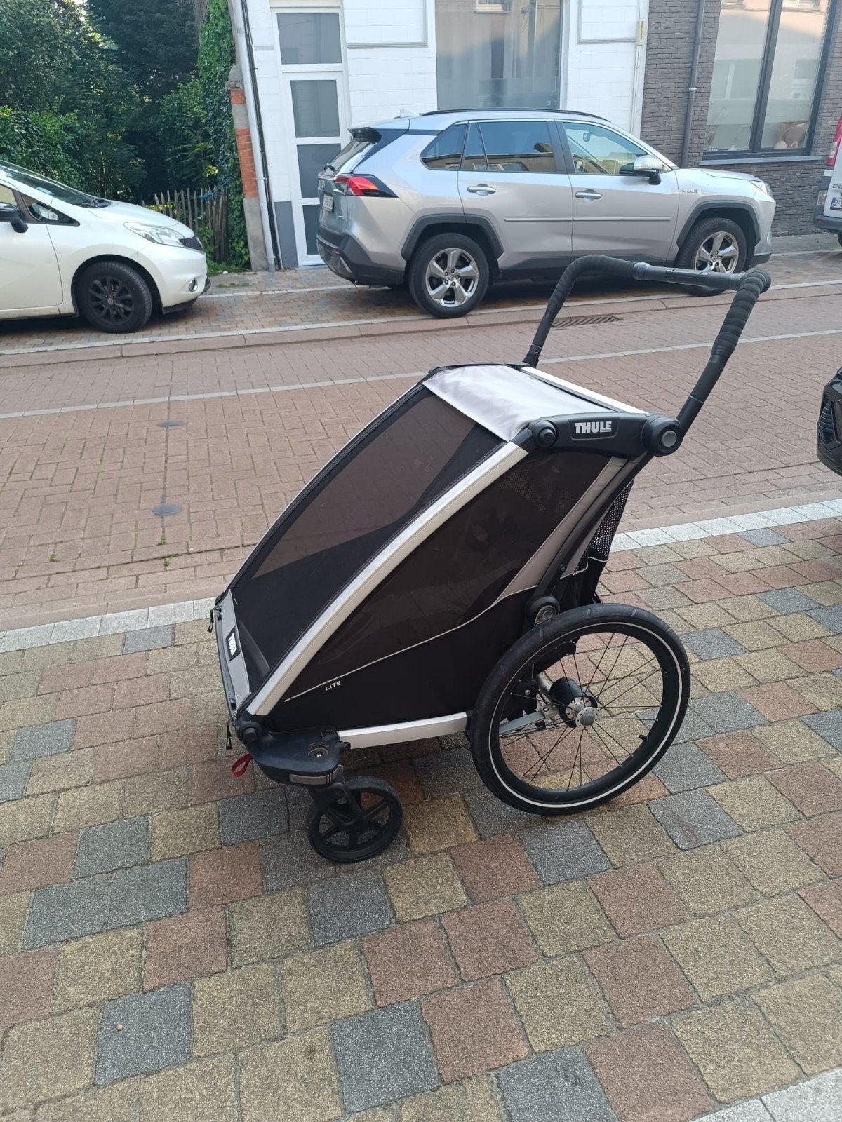 Thule Chariot Lite double met fietsbevestiging, Enlèvement, Suspension