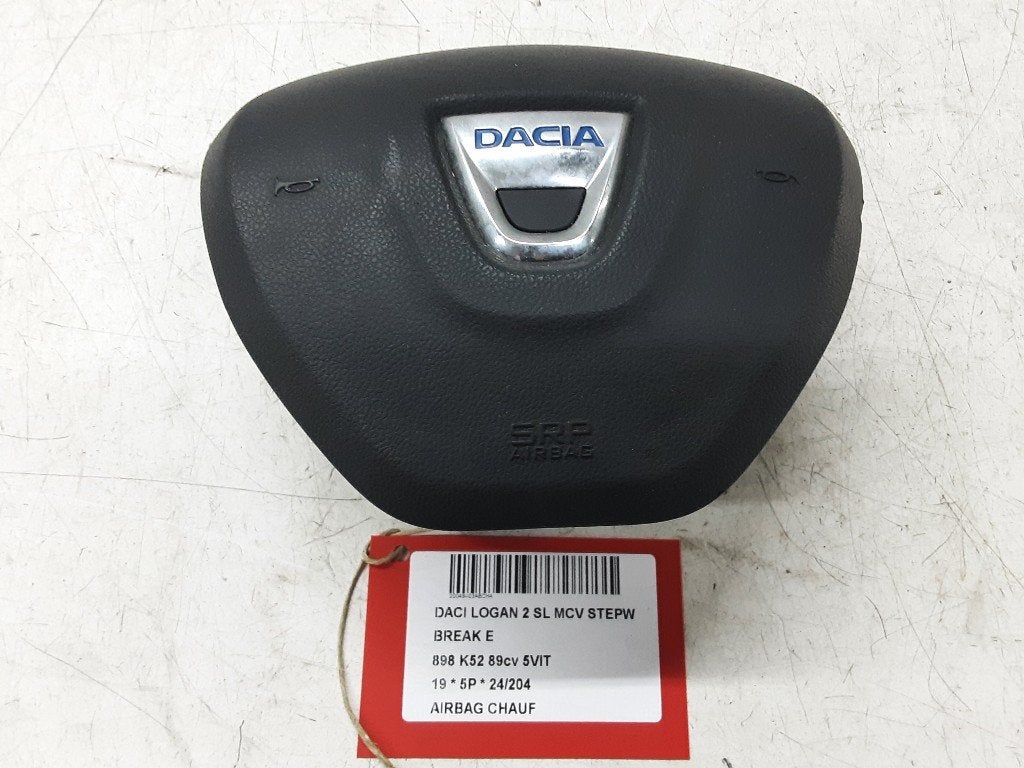 AIRBAG VOLANT Dacia Logan MCV II / Sandero Wagon (7S), Dacia, Mevr. I. Hauben, Utilisé, Rue de l'Espoir 34 34
4030  GRIVEGNÉE, BE