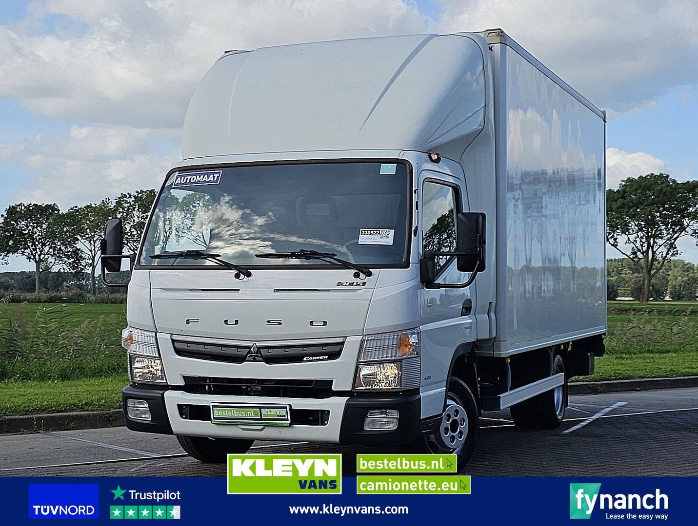 FUSO CANTER 3C15 ac aut 3.0 ltr EURO6, Auto's, Wit, Bedrijf, Diesel, Te koop