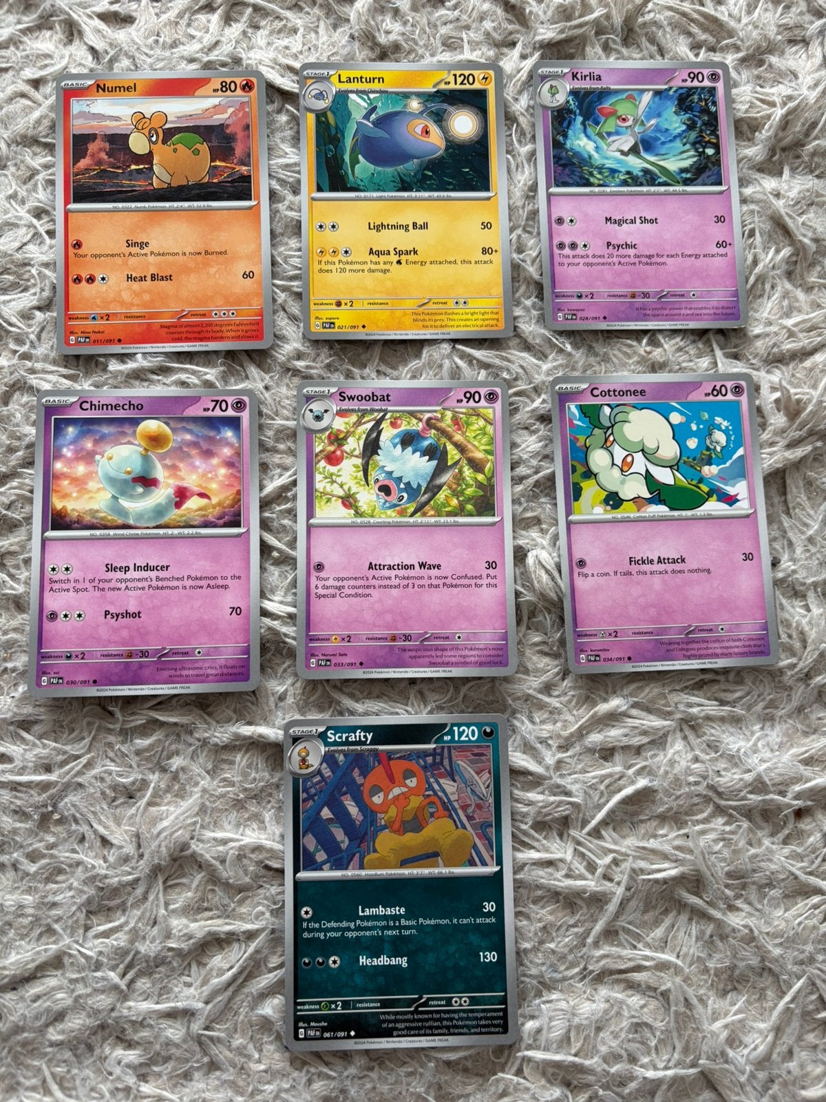 Pokemon paldean fates 2024, Ophalen, Zo goed als nieuw, Meerdere kaarten