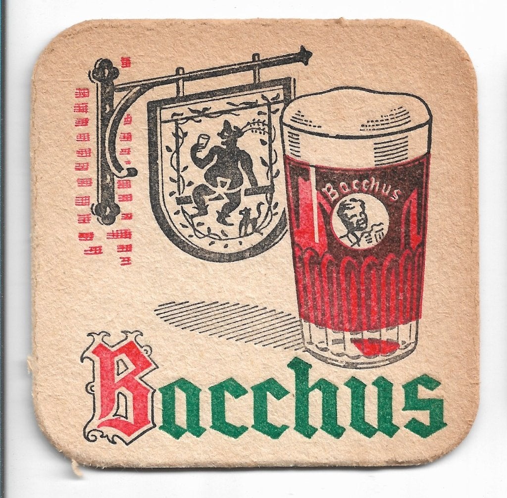 sous-bock Bacchus Recto Verso, Collections, Marques de bière, Enlèvement ou Envoi, Comme neuf, Sous-bock