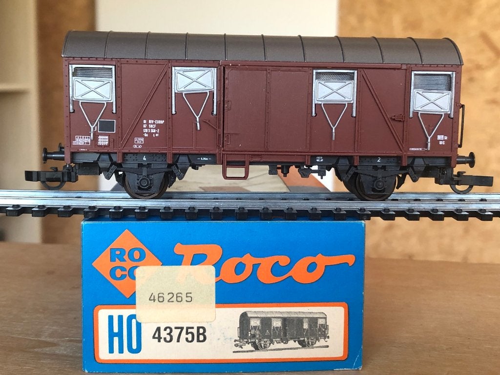 ROCO 4375B SNCF WAGON Gs COUVERT HO, Envoi, Wagon, Roco