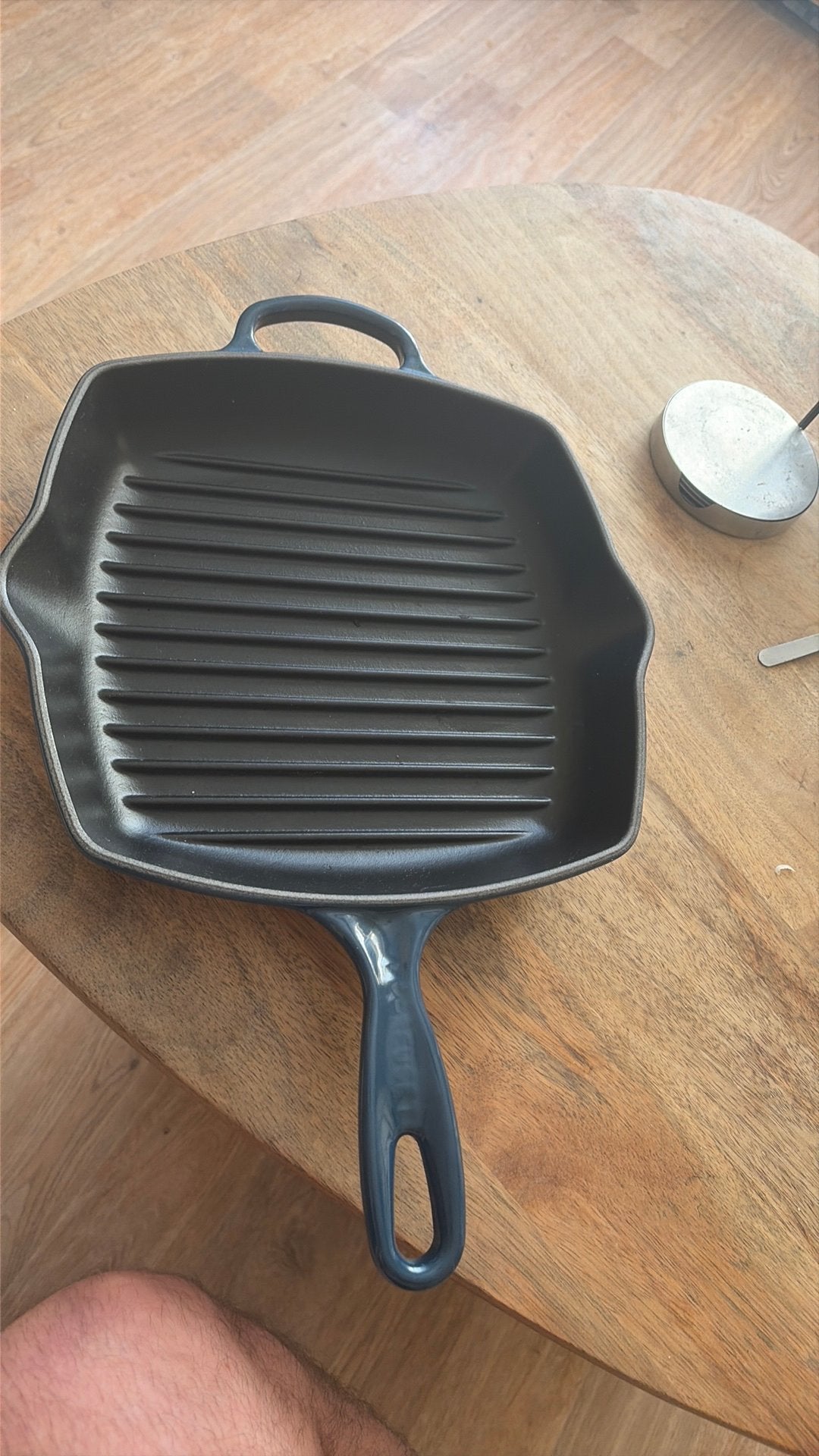 Le creuset grill pan, Huis en Inrichting, Ophalen, Zo goed als nieuw, Le Creuset