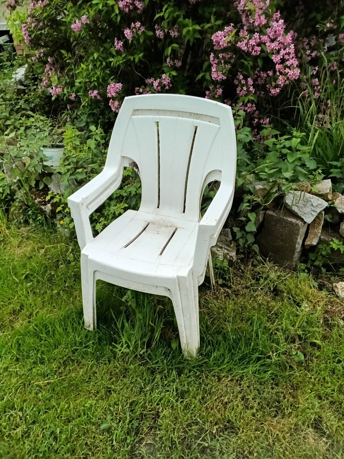 Chaise de jardin, Enlèvement