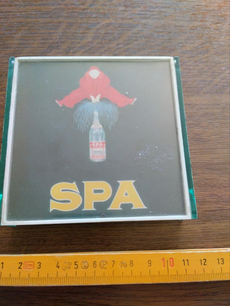 Boîte de rangement en papier spa rouge Belgique, Enlèvement ou Envoi