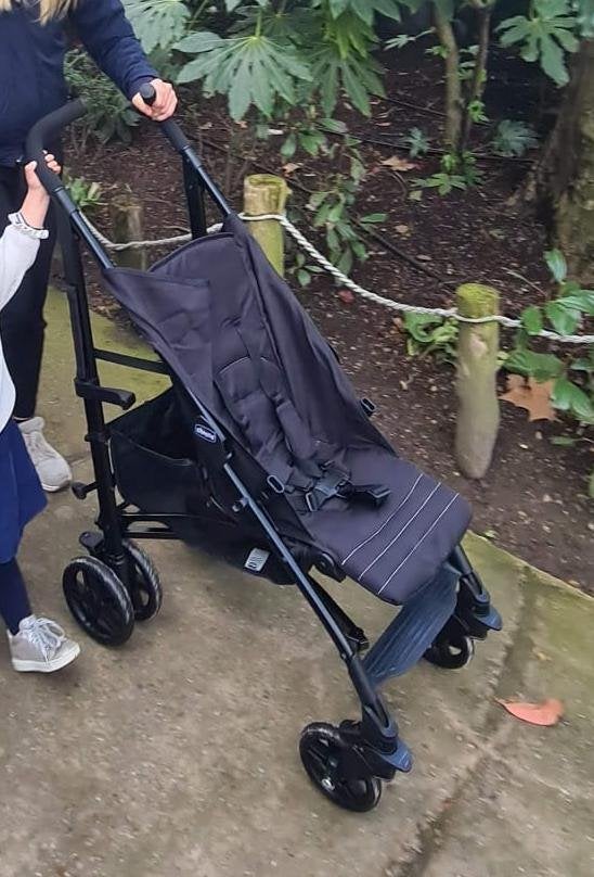 Chicco Liteway buggy, Kinderen en Baby's, Ophalen, Gebruikt, Overige merken, Zonnekap