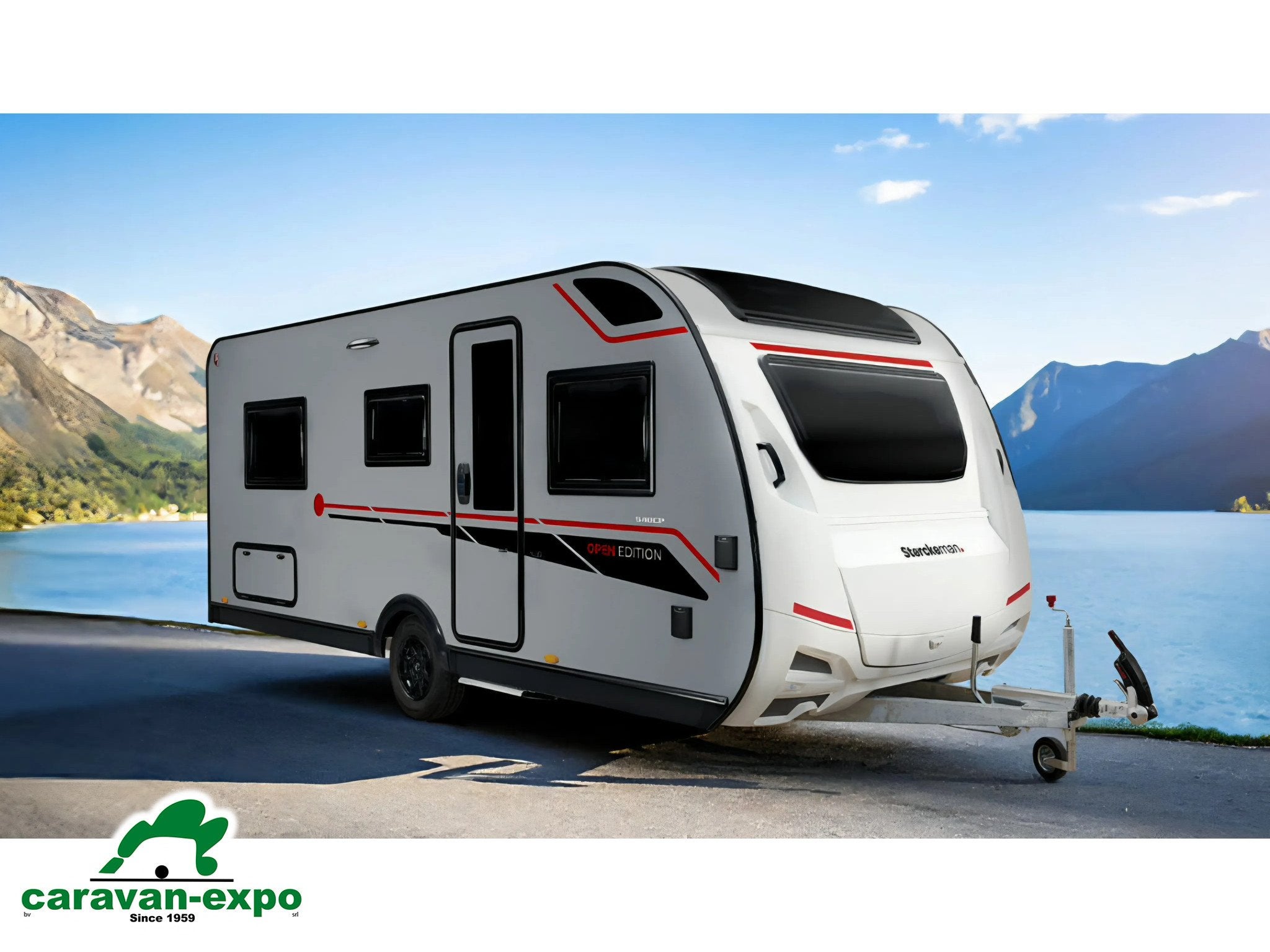 STERCKEMAN 540 OPEN EDITION, Caravans en Kamperen, Sterckeman, Bedrijf, 6 tot 7 meter, 1250 - 1500 kg
