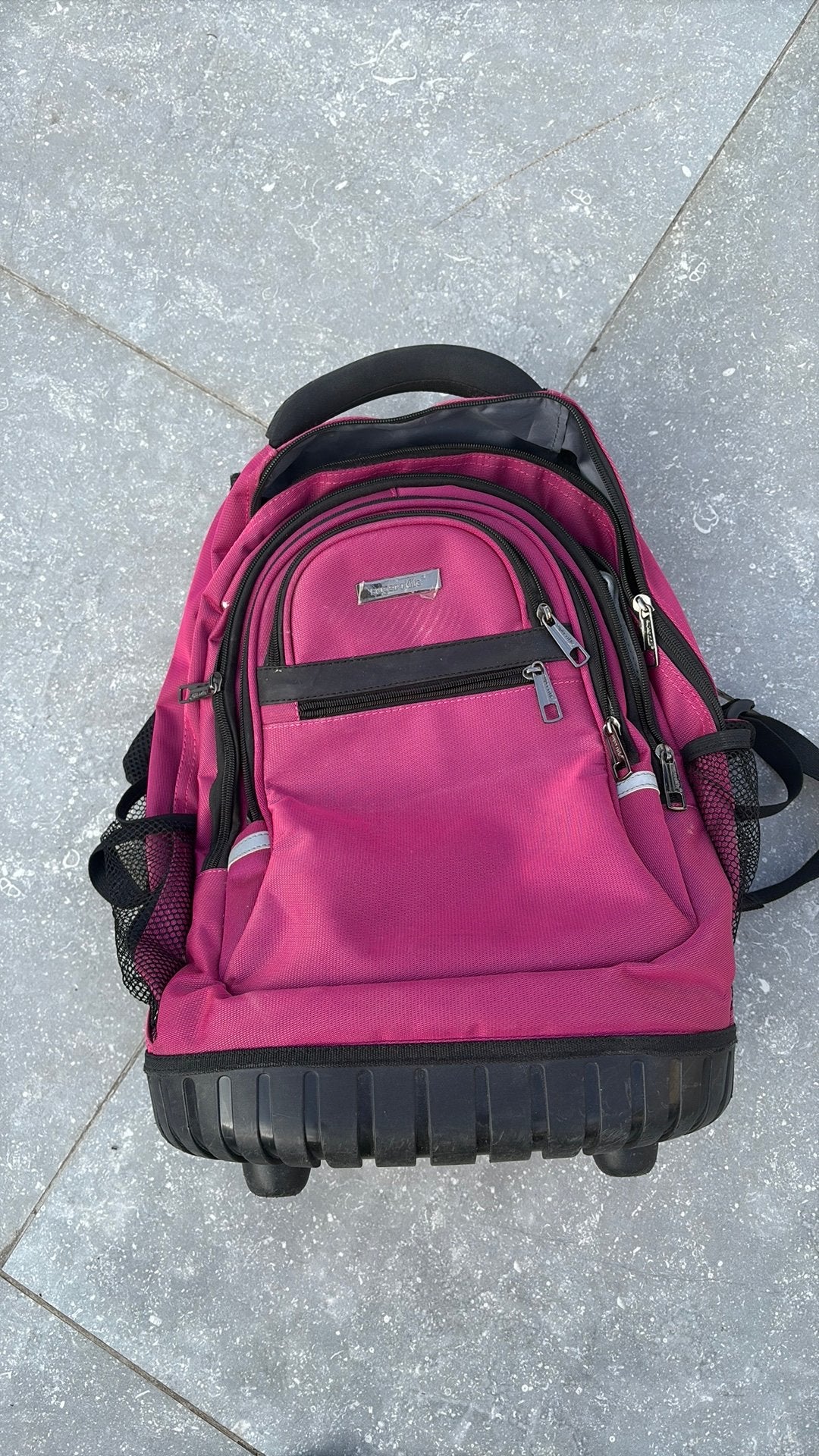 Malette rose, Enlèvement ou Envoi, Utilisé, Rose, Sac à dos