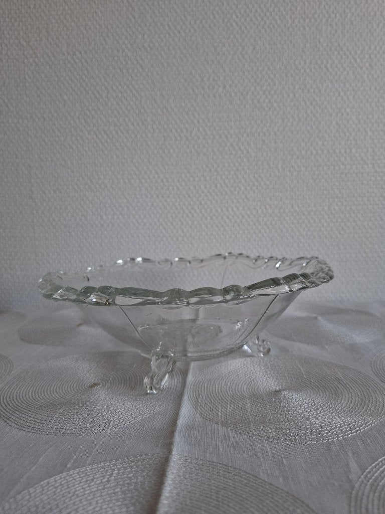 GLAZEN FRUITKORF, Huis en Inrichting, Ophalen, Glas of Glazen, Klassiek, Glas