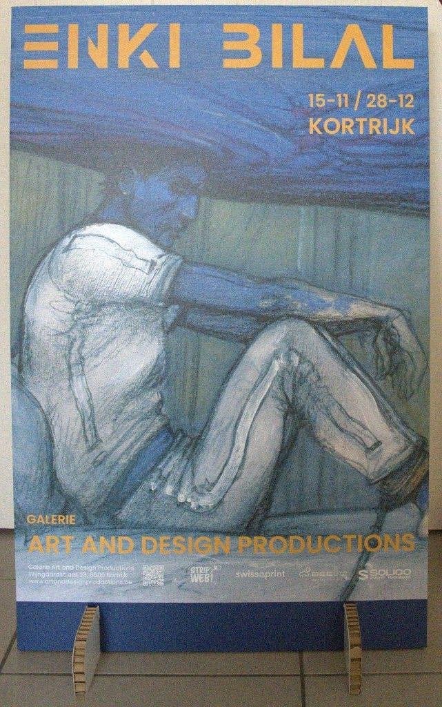 Promobord tentoonstelling Enki Bilal (Kortrijk, 2025), Boeken, Ophalen, Nieuw, Enki Bilal