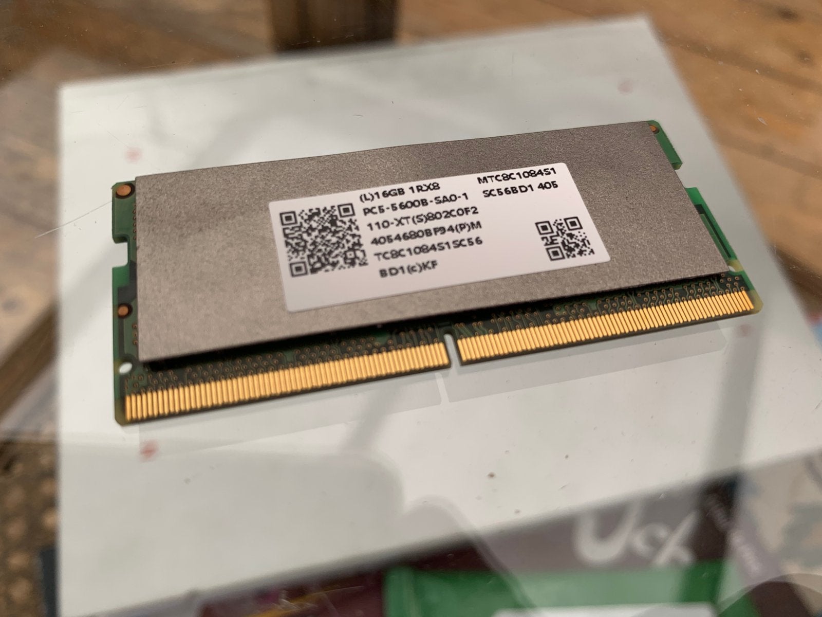 16GB DDR5 1RX8 PC5-5600B SODIMM, Verzenden, Zo goed als nieuw, DDR5, 16 GB