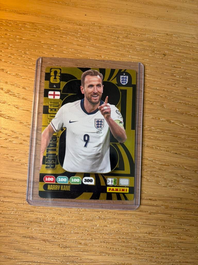 Panini adrenalyn World cup 2026: golden baller Harry Kane, Verzamelen, Ophalen of Verzenden, Zo goed als nieuw, Poster, Plaatje of Sticker