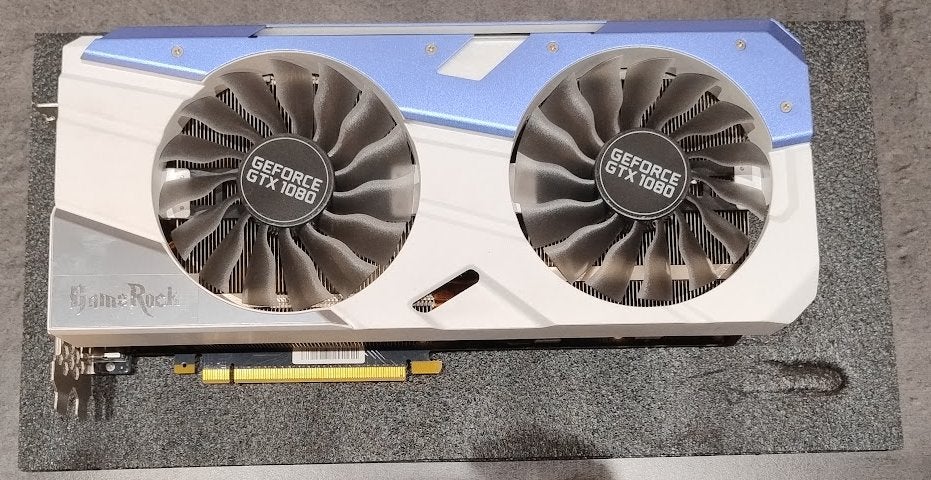 Nvidia Palit GameRock GTX 1080, Computers en Software, Videokaarten, Ophalen, PCI-Express 3, Gebruikt, HDMI