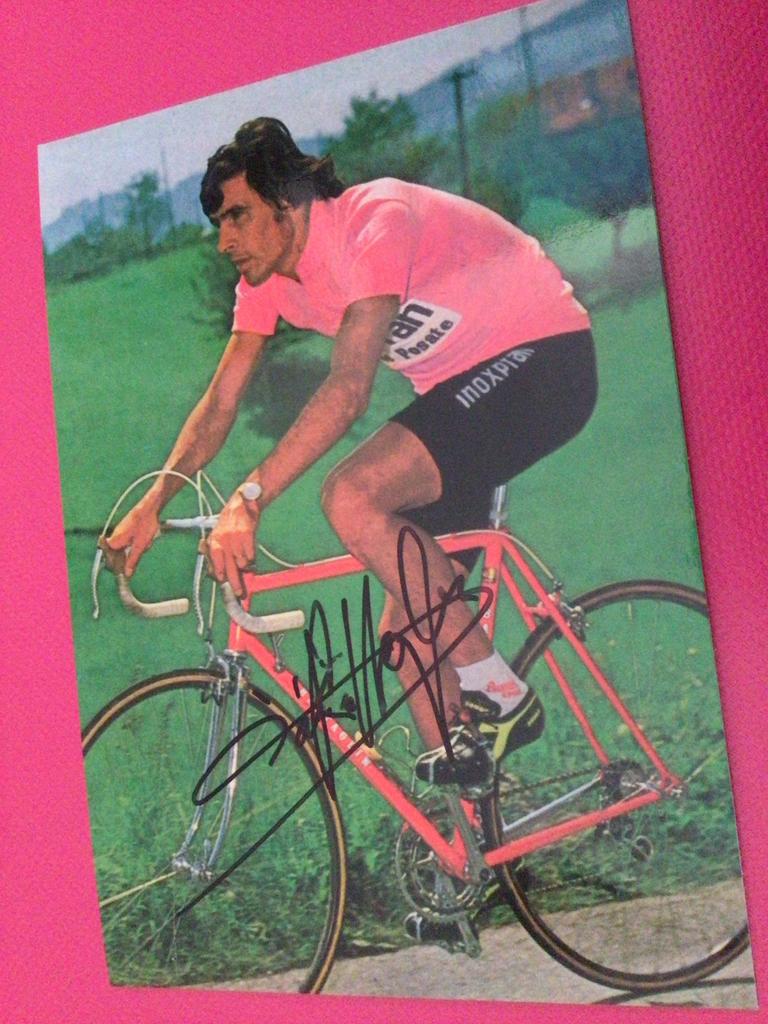 wielerkaart 1981 giro team inoxpran giovanni battaglin signe, Envoi